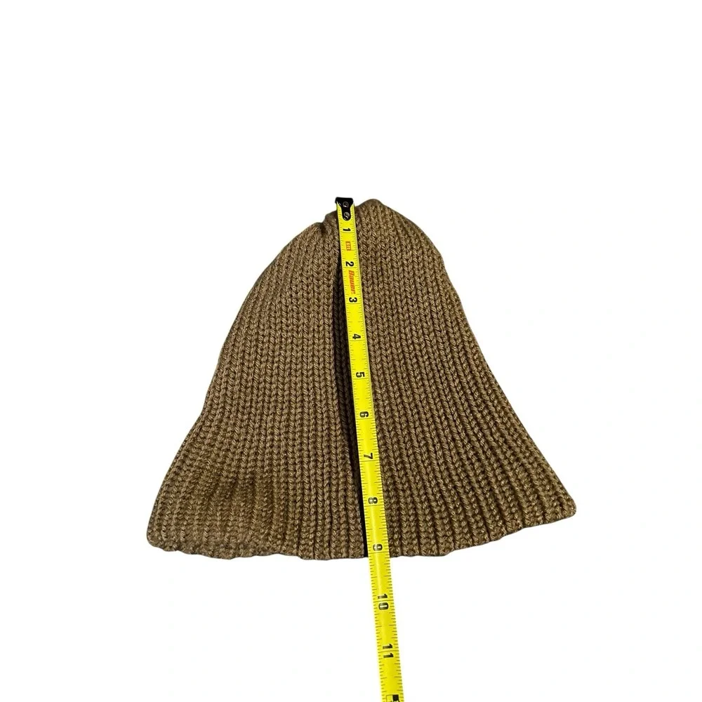 NEW knitted handmade beanie hat adult one size teen men women double layer thick